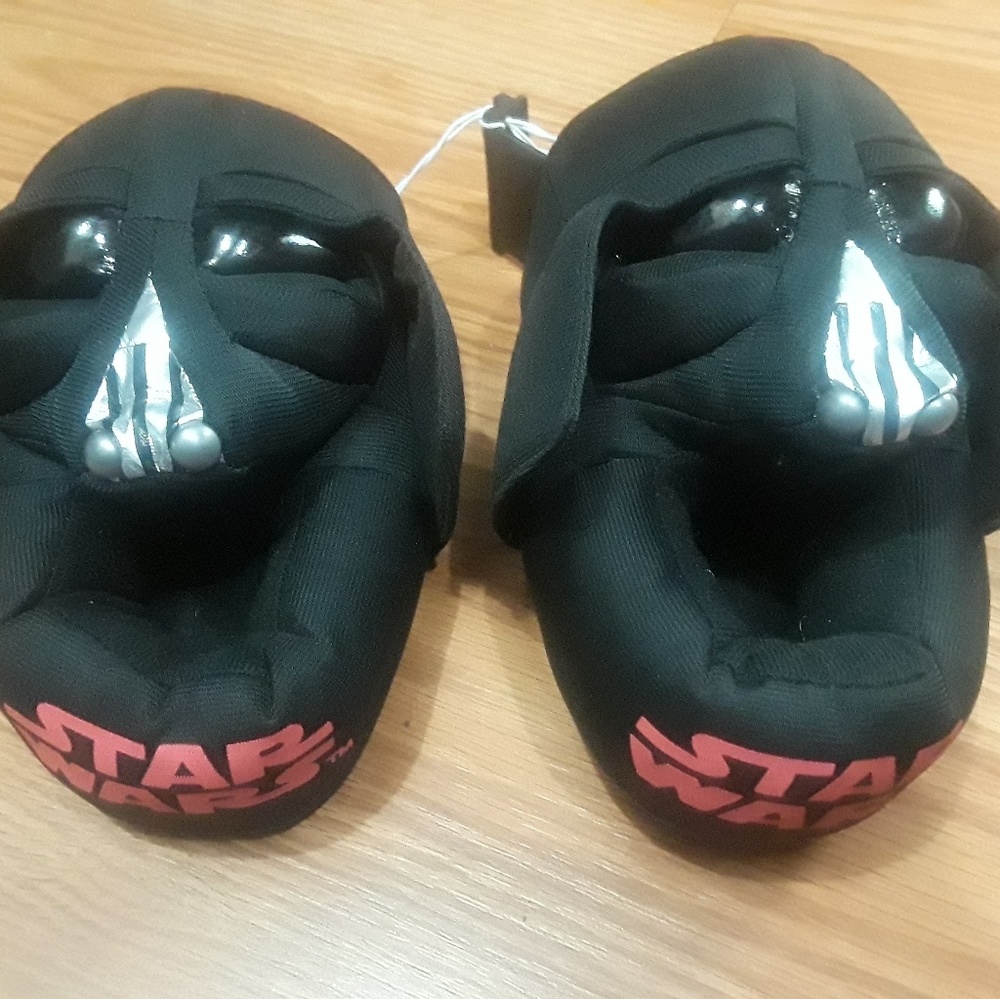 Disney Star Wars Darth Vader Plush Slippers